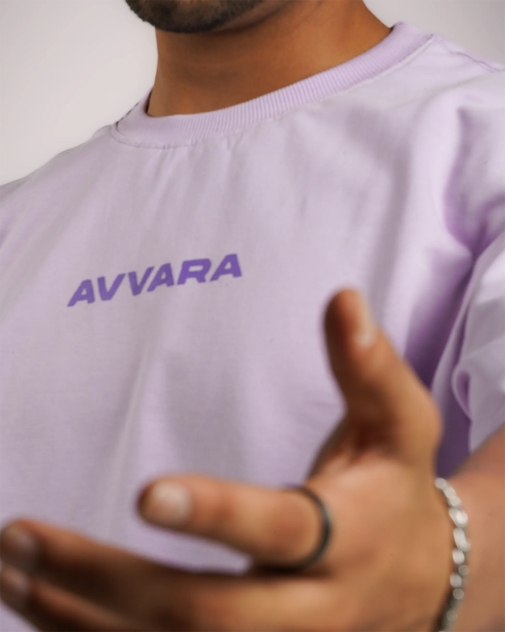 AVVARA Oversized Tee - Electric Lavender