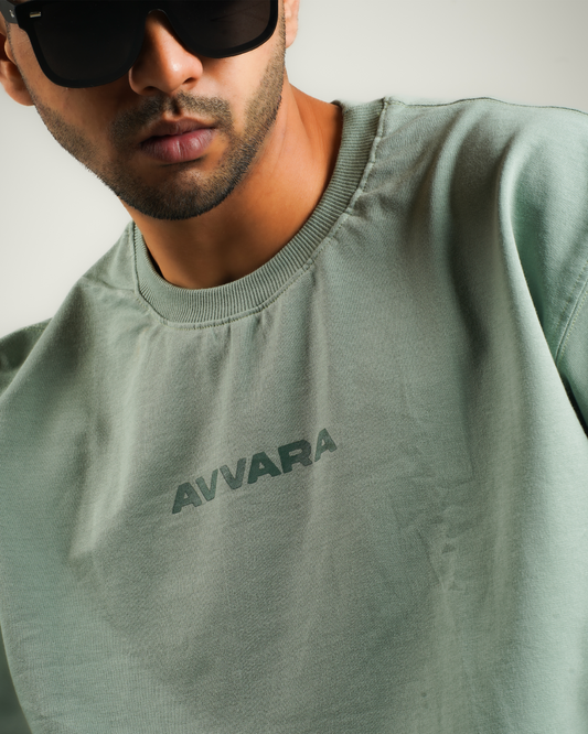 AVVARA Oversized Tee - Mint Green