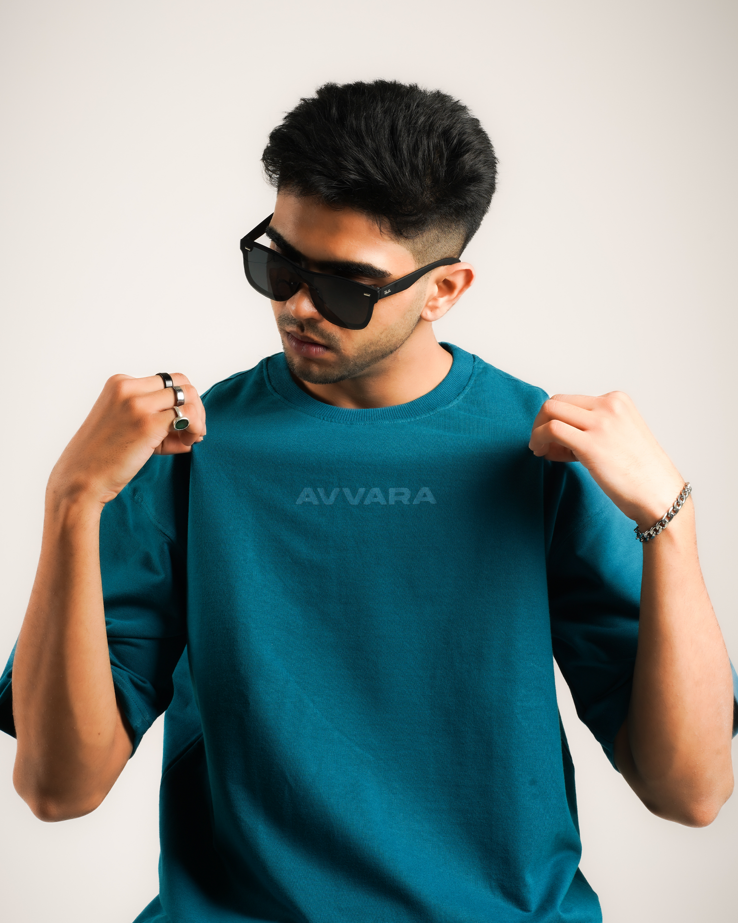 AVVARA Oversized Tee - Pine Green
