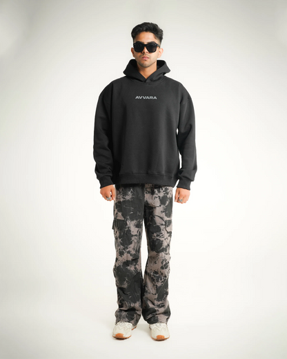 AVVARA Phantom Black Hoodie -Front View