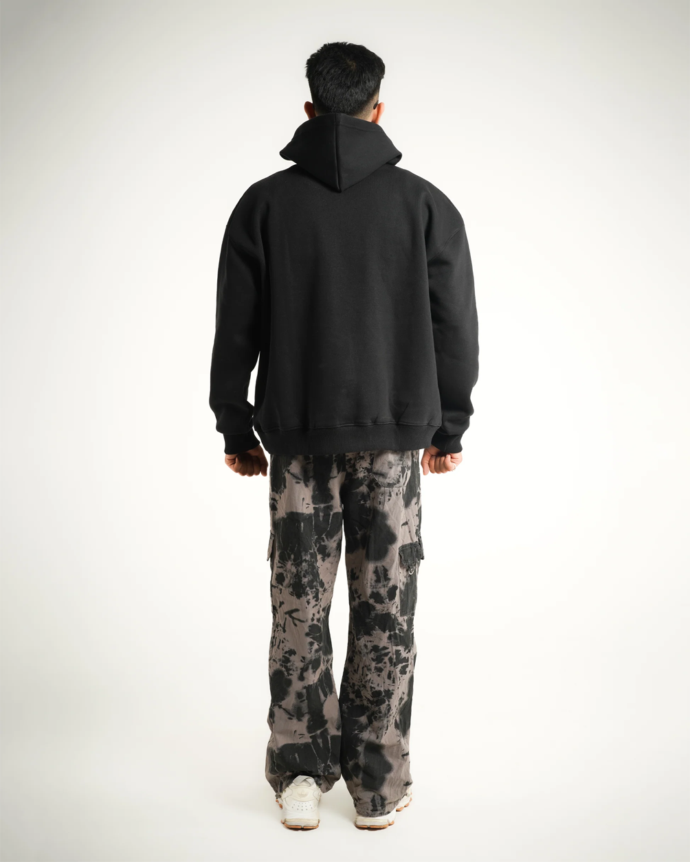 AVVARA Phantom Black Hoodie- Back View