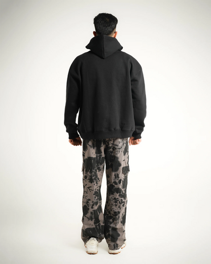 AVVARA Phantom Black Hoodie- Back View