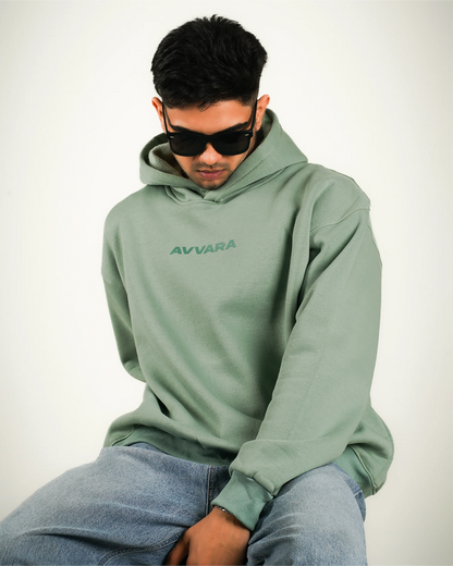 AVVARA Mint Green Hoodie (Front View)
