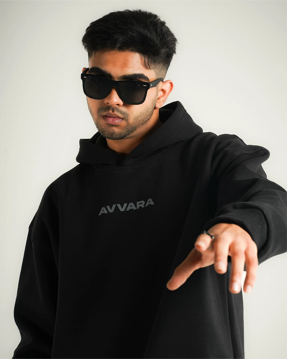 AVVARA Phantom Black Hoodie