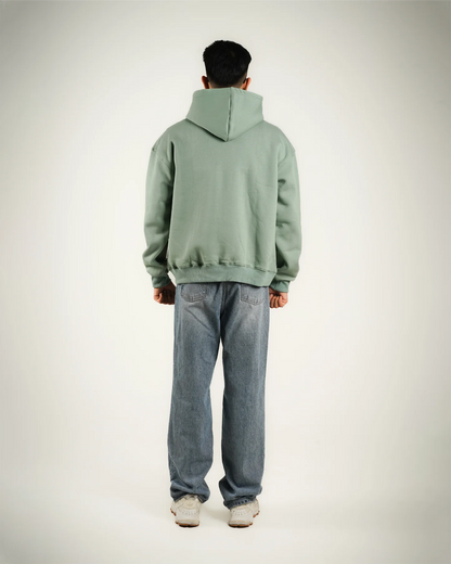 AVVARA Mint Green Hoodie- Back View