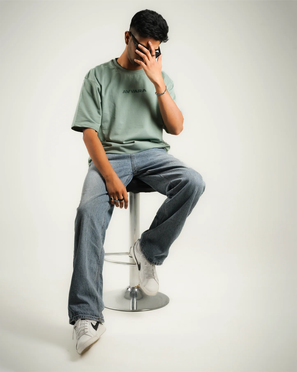 AVVARA Oversized Tee - Mint Green
