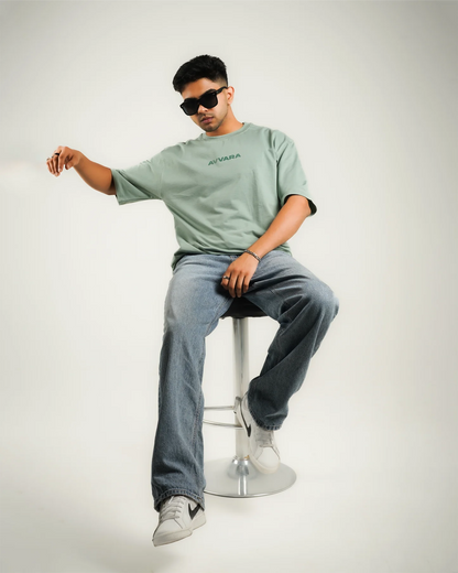 AVVARA Oversized Tee - Mint Green