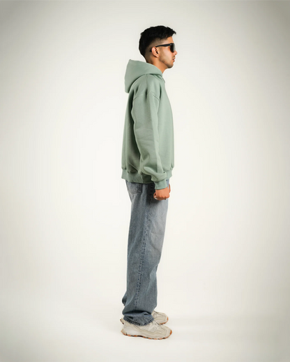 AVVARA Mint Green Hoodie- Side View