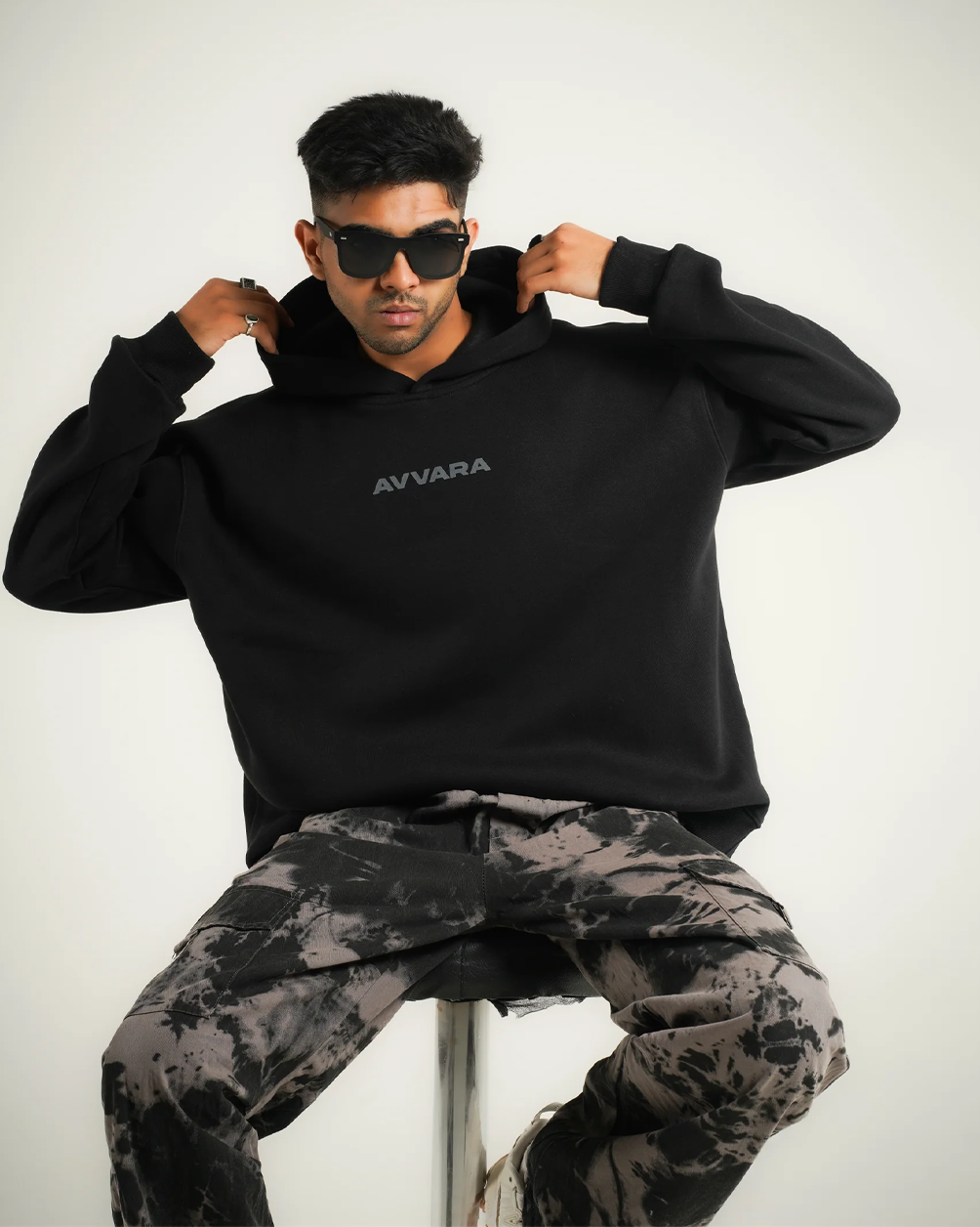 AVVARA Phantom Black Hoodie