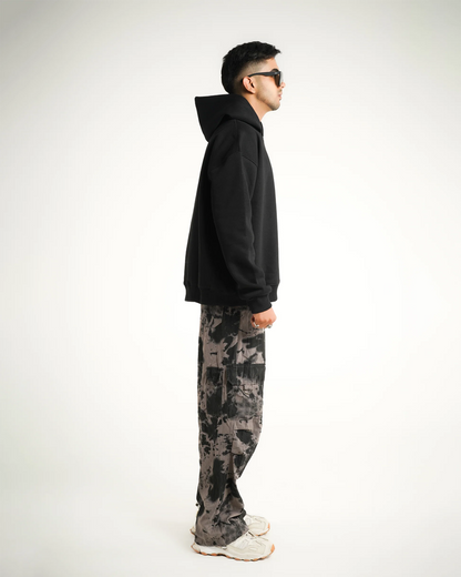 AVVARA Phantom Black Hoodie- Side View