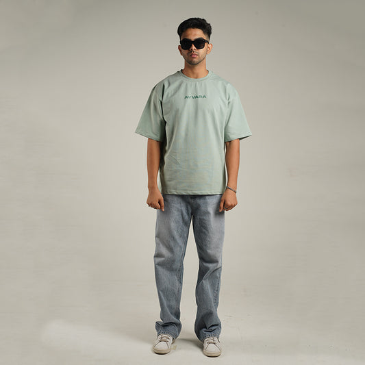 AVVARA Oversized Tee - Mint Green