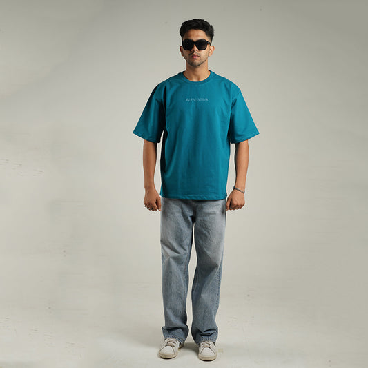 AVVARA Oversized Tee - Pine Green