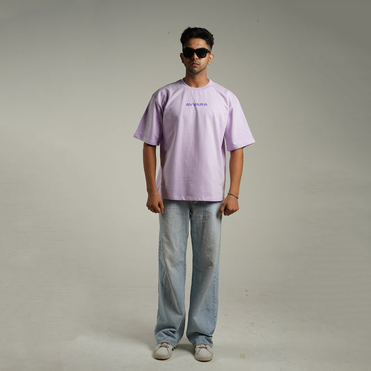 AVVARA Oversized Tee - Electric Lavender