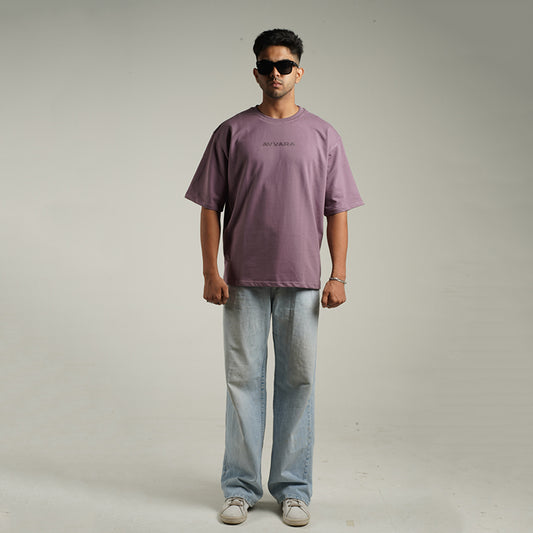 AVVARA Oversized Tee - Pearly Purple