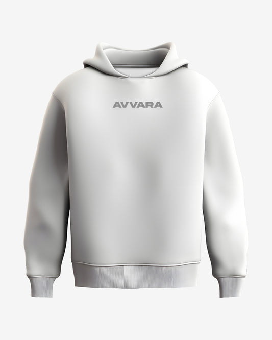 AVVARA Essential Hoodie - Arctic White